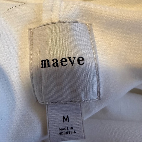 Maeve White Skirt with Navy and Red Accents Size Medium LIKE NEW - Picture 7 of 7